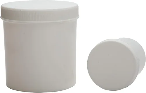 Miniatura 2 de Tarro de ungüento con tapas de rosca – Tarros de almacenamiento médicos recargables, recipiente de plástico hermético redondo vacío, 2 onzas