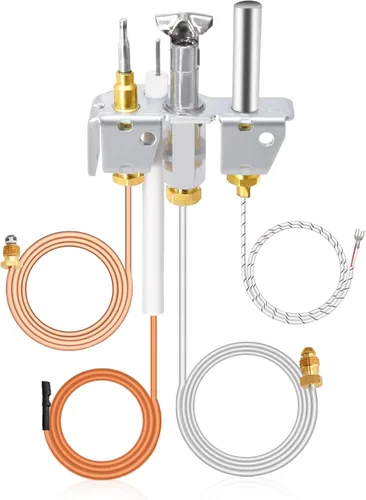 Miniatura 9 de Criditpid 4021-737 Pilot Assembly LP para calentador, Heat N Glo, Chimeneas Quadrafire, Calentador y Ensamblaje Piloto de Gas Propano Heat-N-Glo