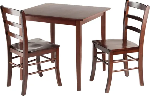 Miniatura 4 de Winsome Groveland juego de comedor de madera de 3 unidades, Madera, Roble claro