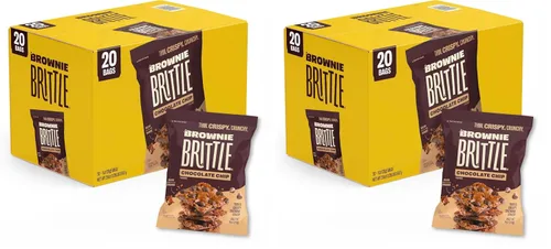 Miniatura 13 de Brownie Brittle - Galletas con virutas de chocolate, marrón, 1 onza, paquete de 20