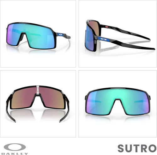 Miniatura 52 de Oakley Sutro OO9406 / OO9462 - Lentes de sol para hombre, kit de correa de accesorios, bolsa de microfibra