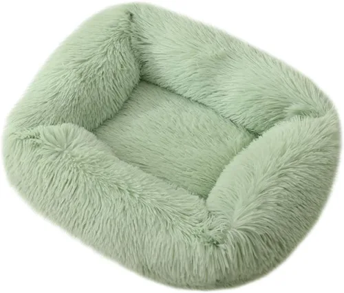 Miniatura 12 de La La Pet® Cama de dona para perros y gatos, acogedora cama para mascotas, cama para perros madriguera, cama calmante para mascotas, almohada