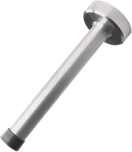 Miniatura 15 de Topes largos de puerta de acero inoxidable de 8 pulgadas, tope de puerta cepillado, resistencia de puerta anticolisión con absorbente de goma