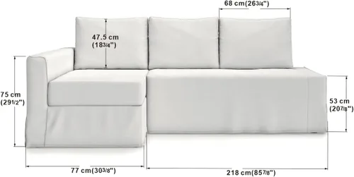 Miniatura 3 de TLYESD Funda de repuesto Friheten de fácil ajuste para sofá IKEA Friheten, funda para sofá cama Friheten, solo funda Friheten