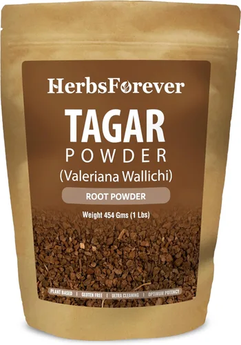 HerbsForever Polvo Tagar – Valeriana Wallichii – Hierba para aliviar el estrés – Apoya el sistema nervioso y mantiene el patrón de sueño feliz – Sin