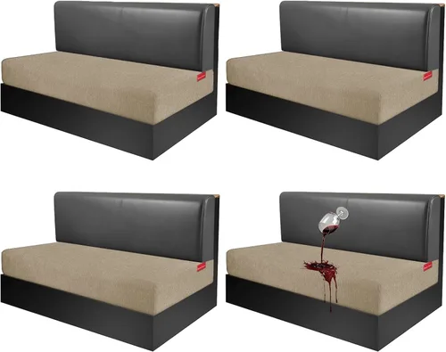 Miniatura 134 de Fundas de cojín impermeables para sofá, funda elástica lavable con diseño elástico antideslizante, protector de muebles para mascotas y niños