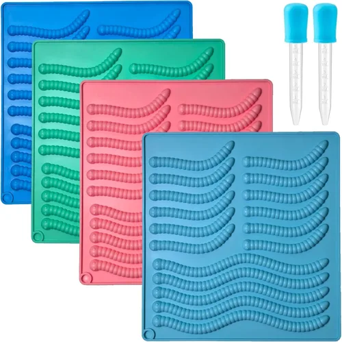 Miniatura 21 de 2 moldes de chocolate – Molde de silicona para chupete de una sola pieza, tamaño bocado, moldes de chocolate para decoración de pasteles y cupcakes