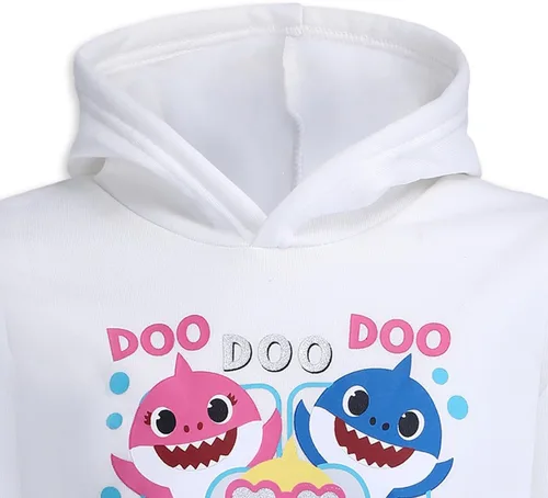 Miniatura 3 de Nickelodeon Baby Shark - Conjunto de sudadera con capucha y pantalones para niñas pequeñas