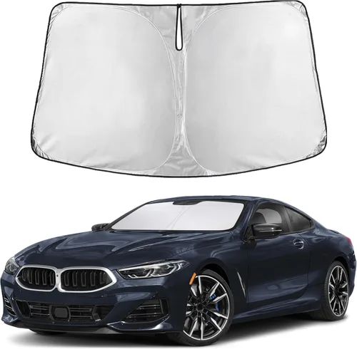 Miniatura 219 de Econour Parasol para parabrisas compatible con Honda Civic 2016-2021, protector de parasol plegable para ventana, bloquea los rayos UV y mantiene tu