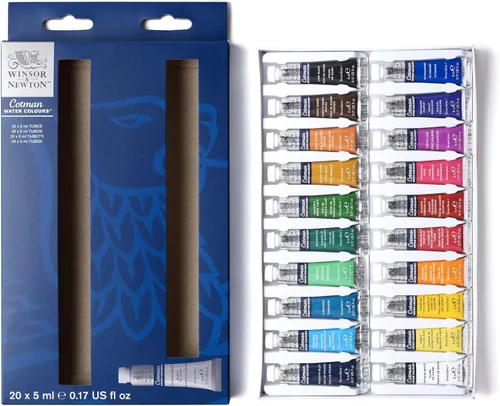 Miniatura 12 de Winsor & Newton 390639 - Cotman Field - Juego de 12 medias pastillas de acuarela