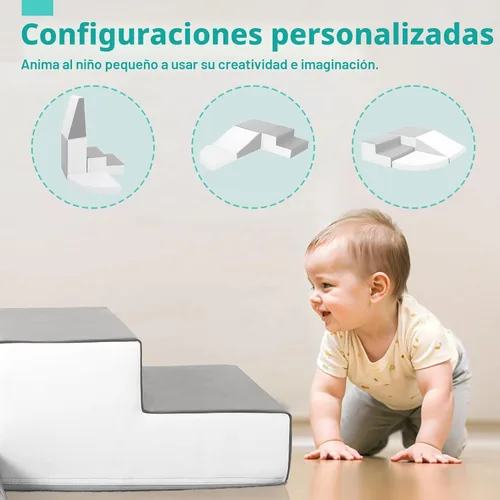 Miniatura 5 de TODIBY Bloques de espuma para escalada para niños: juguetes para niños pequeños para diversión en interiores y exteriores - Estructura de juego