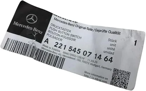 Miniatura 3 de Botón de encendido sin llave original de Mercedes-Benz