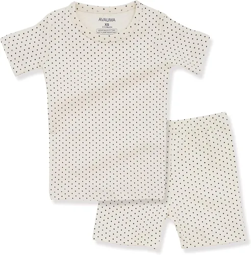 Miniatura 146 de AVAUMA Conjunto de pijama de algodón para bebés y niñas de 6 meses a 7 años