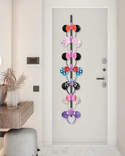 Miniatura 6 de 3 Piezas Soportes para Orejas de Ratón, Organizador de Diademas con Orejas de Ratón, Soporte de Exhibición y Almacenamiento para Diademas, Estante