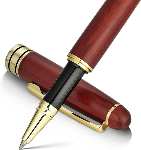 Miniatura 15 de BEILUNER Juego de Escritura de Bolígrafo de Madera Personalizado de Lujo, Palisandro - Elegante y Bonito Juego de Bolígrafos de Regalo para Firma