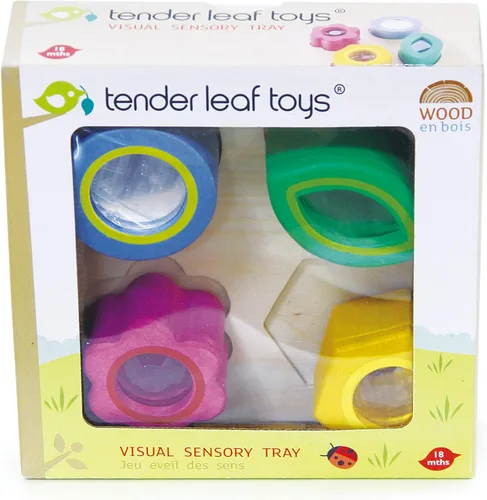 Miniatura 2 de Tender Leaf Toys - Bandejas sensoriales - Bloques de bebé, clasificador de formas, juguete de clasificación de identificación de formas STEM
