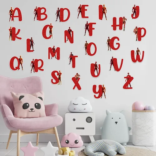 Miniatura 10 de Seyal® Adhesivo de pared con alfabeto de fútbol americano A-Z