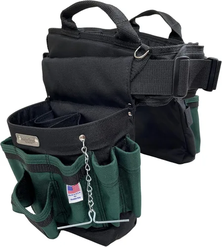 Miniatura 11 de BOULDER BAG Ultimate Electrician's MAX Combo con cinturón de herramientas con soporte cómodo para la espalda, hebilla de liberación rápida, cinturón