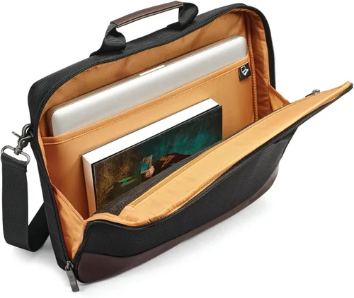 Miniatura 2 de Samsonite Kombi Slimbrief Maletín, NegroMarrón, talla única , Maletín delgado Kombi