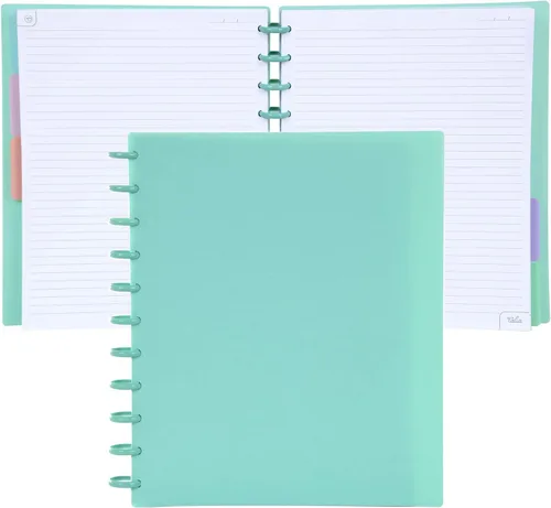 Miniatura 61 de Talia - Cuadernos de notas con tapas, planificador, personalizables, (Azul de Verano, Junior (5.5 pulgadas x 8.5 pulgadas)) Azul verano