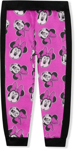 Miniatura 5 de Disney Minnie Mouse - Conjunto de sudadera y pantalón deportivo para niñas pequeñas y niños, color rosa
