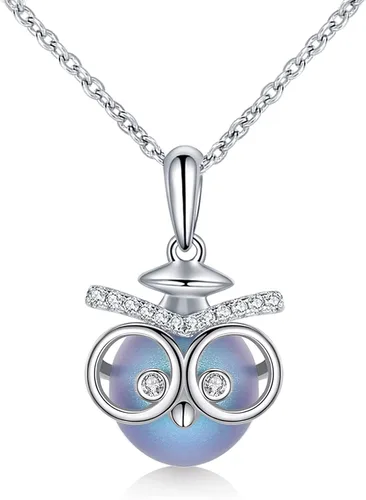 Regalos de graduación para ella 2023 - Collares de graduación de búho sabiduría para mujeres mayores, regalos de graduación de escuela secundaria