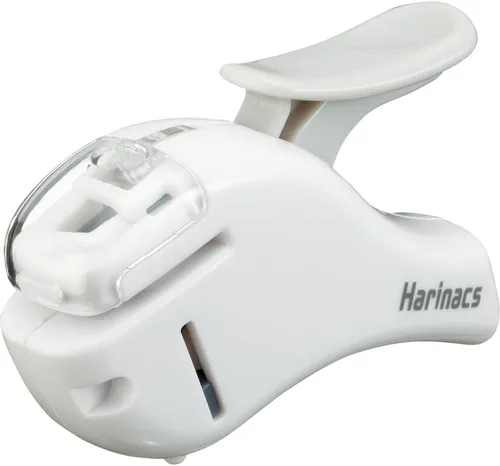 Miniatura 15 de Kokuyo, Grapadora sin grapas, Harinacs Compact Alpha portátil sin agujeros, hasta 5 hojas sin encuadernación con grapas, color rosa, importado