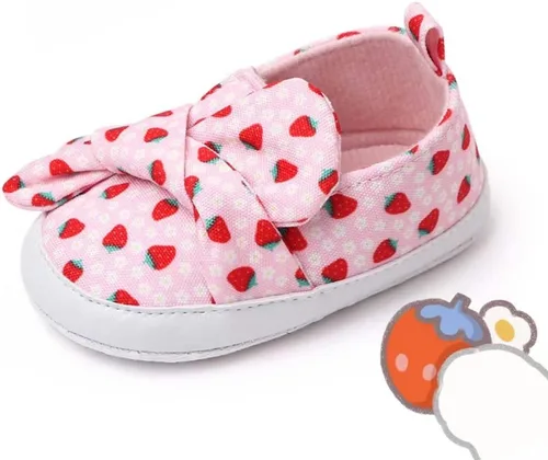 YTWM Baby Girls Shoes First Birthday Walking Shoe for 0-18 Months, Easy Wear Non Slip Lightweight Baby Indoor Outdoor Sneakers
