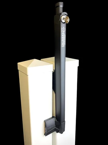 Miniatura 6 de Weatherables Trident - Pestillo de puerta de seguridad para niños de 20 pulgadas – Pestillo de puerta de polímero de nailon resistente con cerradura