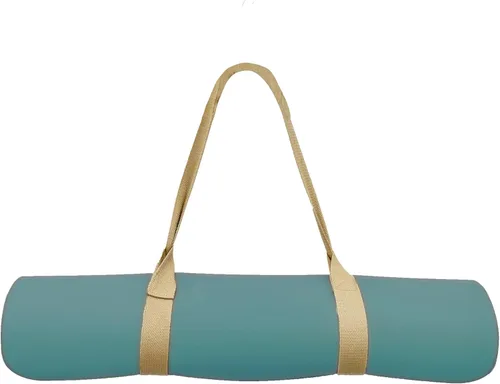 Miniatura 7 de Esterilla de yoga premium de 0.177 in de grosor, antideslizante, con correa, tapete de ejercicio para yoga, pilates profesional, base de goma