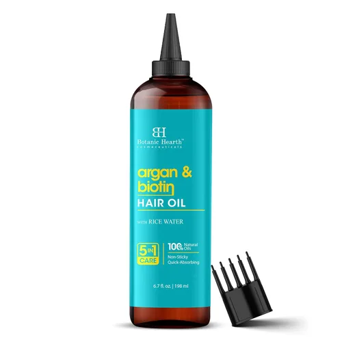 Miniatura 20 de Botanic Hearth Aceite de biotina para el crecimiento del cabello y aceites de tratamiento capilar Tratamiento fortalecedor seco, encrespado