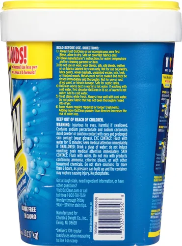 Miniatura 10 de OxiClean - Polvo versátil quitamanchas, 5 libras
