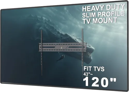 Miniatura 8 de WALI - Soporte de pared para TV de movimiento completo para televisores de 32–70 pulgadas – Montura de doble articulación con giro, inclinación