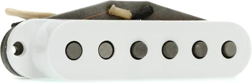 Miniatura 4 de Seymour Duncan Antiquity II Surfer Strat - Medio - Viento inverso, polaridad inversa - Crema - Pastilla para guitarra eléctrica Cubierta blanca