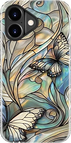 Miniatura 128 de LUHOURI Funda para iPhone 12 Mini, compatible con carga inalámbrica, doble capa, interior de silicona suave + carcasa exterior dura, bonito diseño