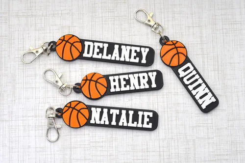Miniatura 3 de Etiqueta de bolsa deportiva personalizada para botellas de agua, deportes, gimnasio y bolsas. Llavero personalizado para entrenadores, regalos