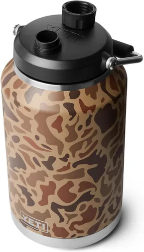 Miniatura 13 de YETI Rambler - Jarra de galón 2.0, aislada al vacío, a prueba de fugas, acero inoxidable con tapa magnética, color verde bosque negro