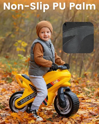 Miniatura 4 de RIGWARL Warm Kids Winter Gloves for Boys Girls, Water-Resistant Touchscreen Gloves with Zipper Cuff, Gifts for Kids Christmas