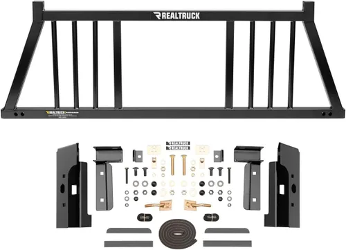 Miniatura 26 de Kit de hardware RealTruck BACKRACK para uso con tapa de remolque de perfil bajo, negro, sin perforación 40120 Compatible con Chevrolet/GMC