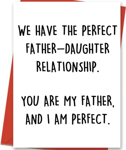 Miniatura 9 de YiKaLus Tarjeta significativa para el día del padre para papá, hijo, hija a papá, el mejor regalo