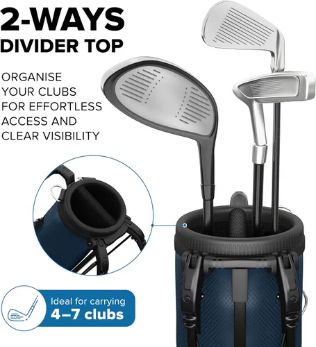 Miniatura 6 de Bolsa de soporte de golf, ultra ligera, pequeña bolsa de golf para par 3 y campos ejecutivos