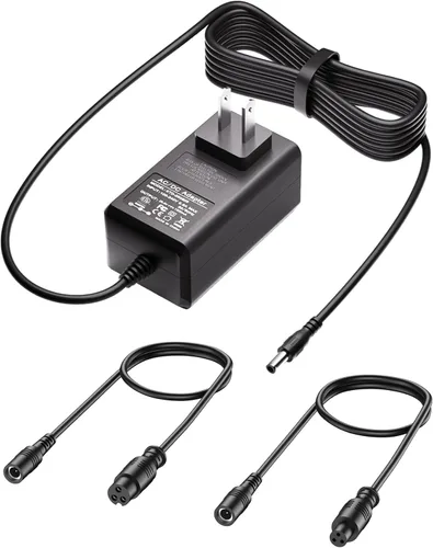 VHBW Cargador de 29.4 V para scooters de batería de litio de 24 V / 25.2 V / 25.6 V / 25.9 V y bicicletas de equilibrio, indicador de carga LED (no