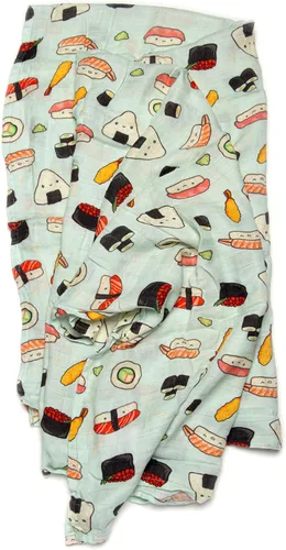 Miniatura 17 de Loulou Lollipop – Manta suave de muselina para bebé, manta de recepción premium, manta envolvente para bebe de 47" x 47" para niñas y niños Safari