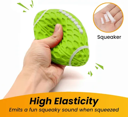 Miniatura 3 de Juguete Chirriante Pequeño para Perros, Pelota de Goma para Perros Masticadores Agresivos, Juguetes Flotantes para Cachorros al Aire Libre, Juguete