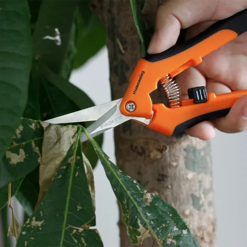 Miniatura 8 de Paquete de 6 tijeras de podar, tijeras de podar de jardín, tijeras de podar a mano de jardinería con revestimiento de titanio, tijeras de podar