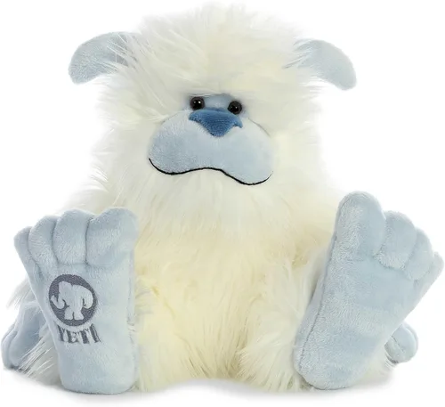 Aurora Fantasía misteriosa Yeti - Compañero mítico - Aventuras imaginativas - Blanco 10 pulgadas