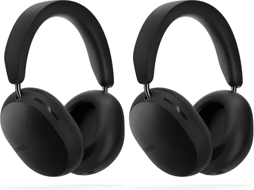 Miniatura 10 de Sonos Ace Auriculares inalámbricos supraaurales con cancelación de ruido con Bluetooth, batería de 30 horas, audio espacial, Dolby Atmos, Negro