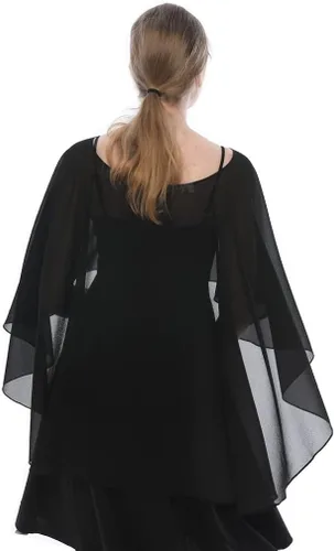 Miniatura 6 de EVQ Capelets - Chales y envolturas de gasa para vestido de noche capas de boda