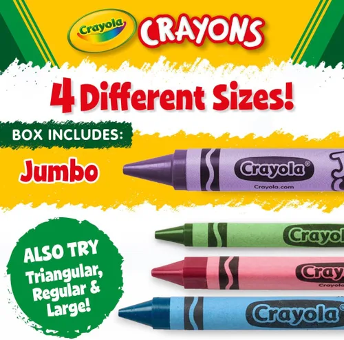 Miniatura 6 de Crayola Crayones jumbo Classpack (200 unidades), crayones grandes para niños, suministros escolares a granel, suministros de arte esenciales