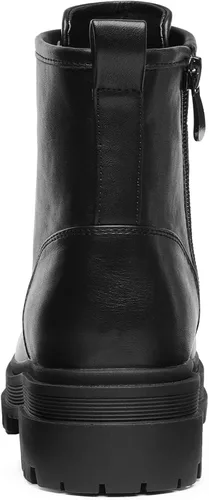 Miniatura 3 de DREAM PAIRS - Botines de plataforma con cordones para mujer